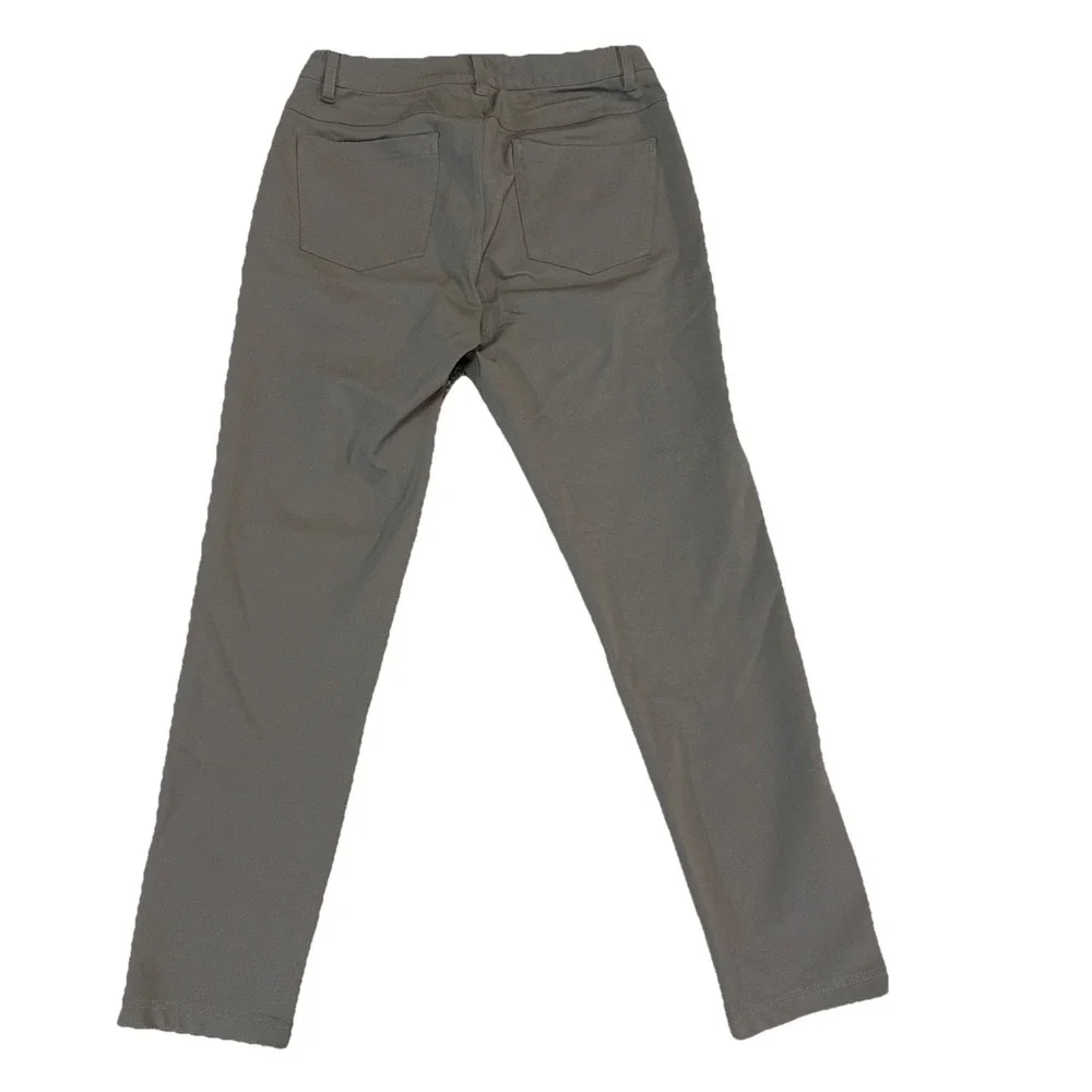 Bylt Basic Mens Sz 32 (30x29) Taupe Gray Pant 2.0 Performance Slim Chino Tapered
